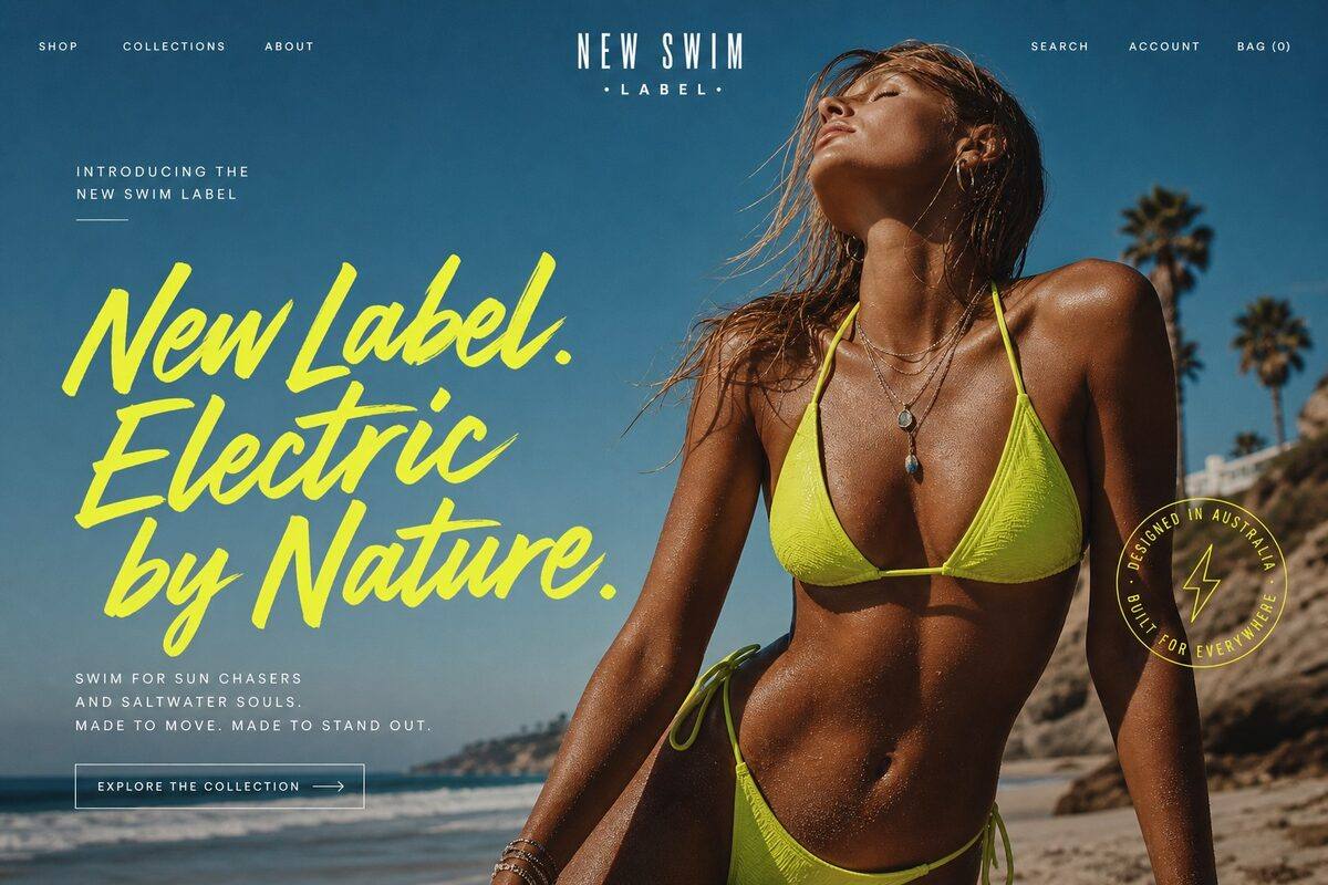 New swim label