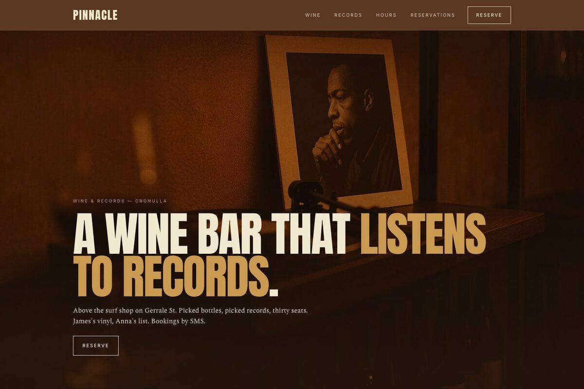 Wine bar